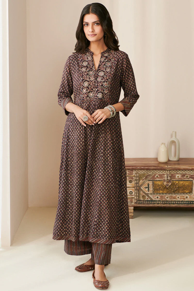 Sehra Mirza Ajrak Kurta - Image 2