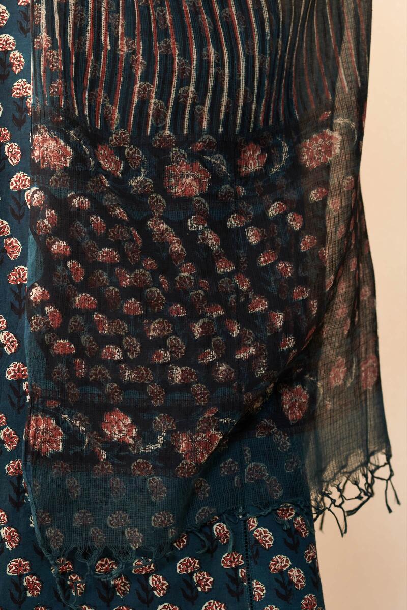Sehra Mirza Bagru Kota Dupatta - Image 5