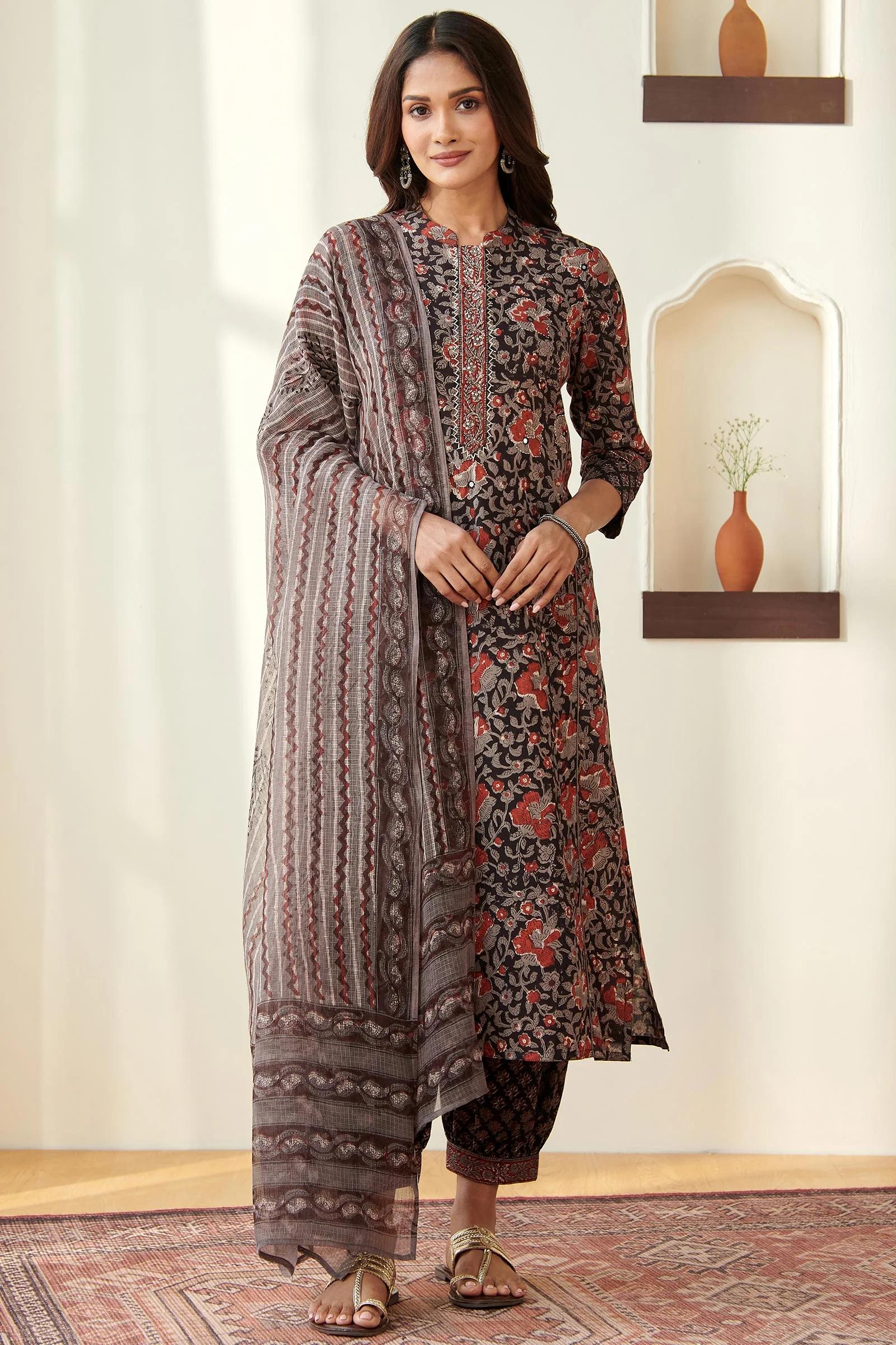 Sehra Nafeesa Bagru Dupatta - Image 3