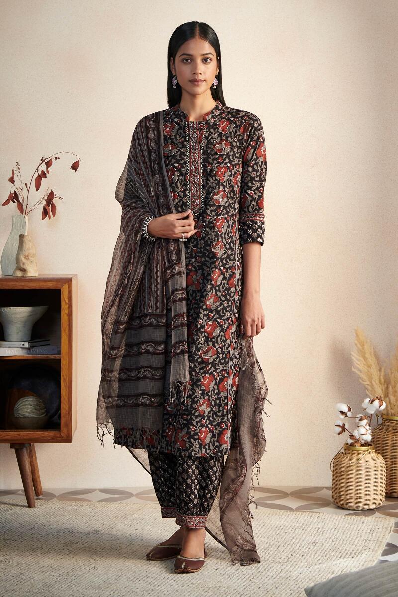 Sehra Nafeesa Bagru Kota Dupatta - Image 3