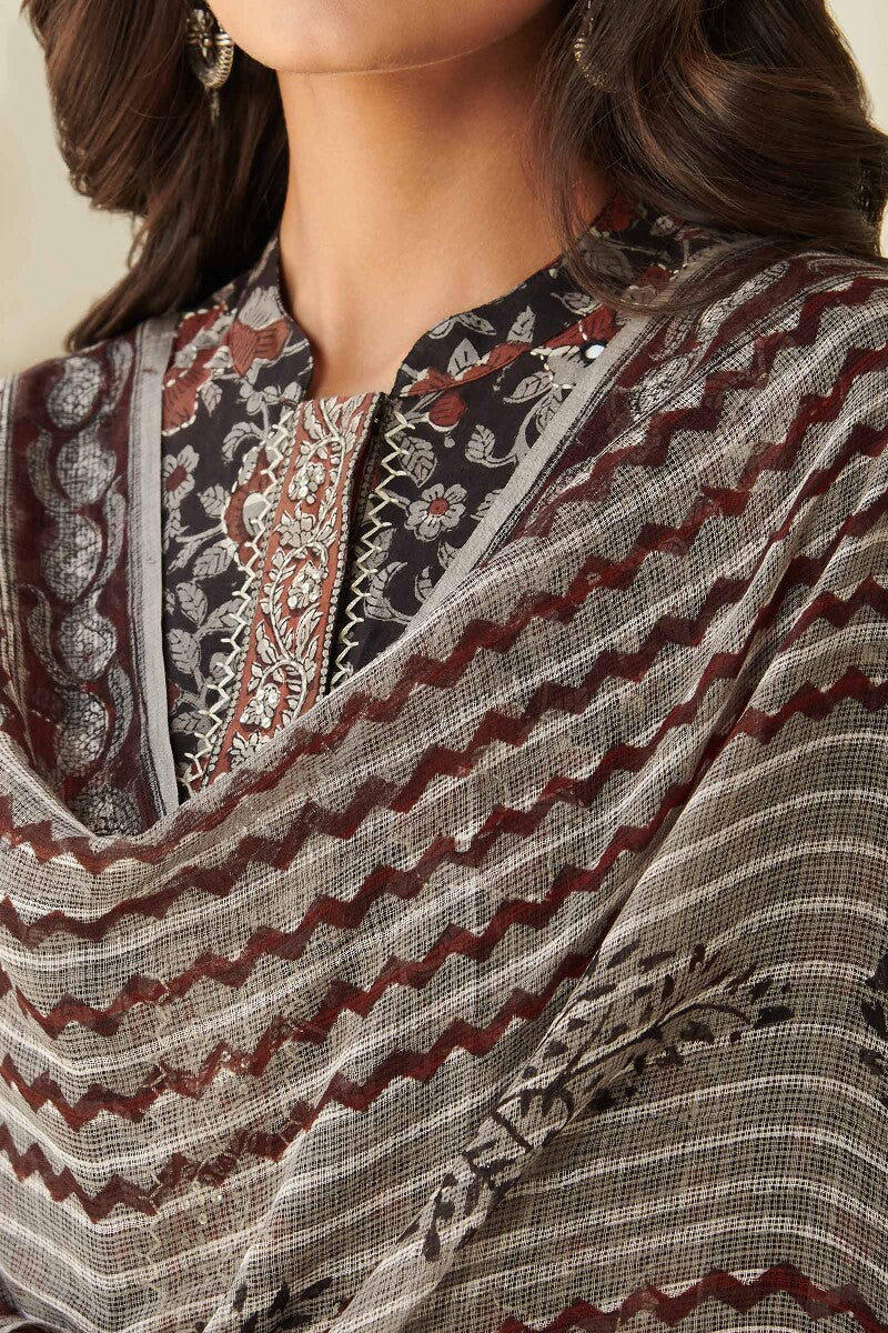 Surplus: Sehra Nafeesa Bagru Kota Dupatta - Image 2