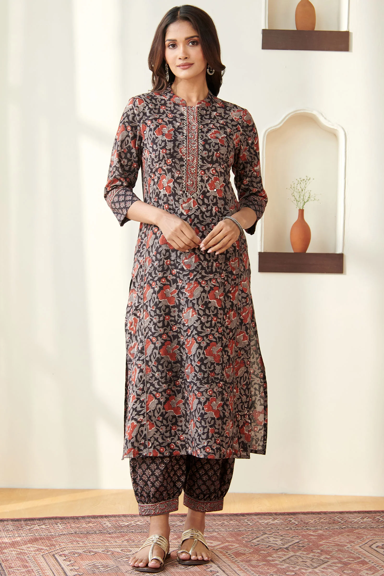 Sehra Nafeesa Bagru Kurta - Image 2