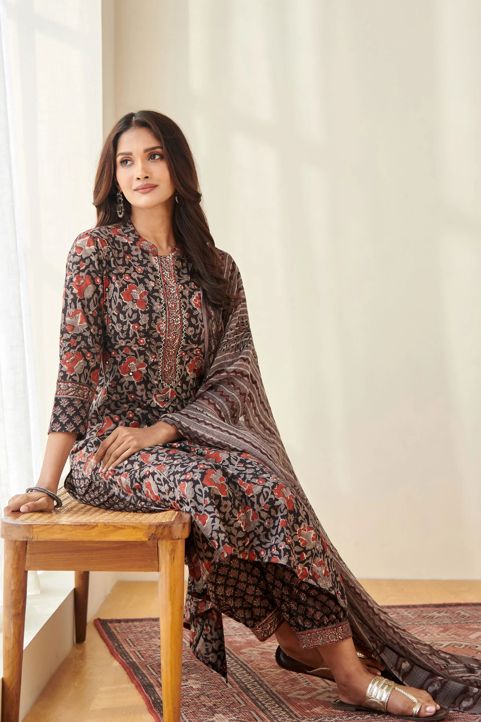 Sehra Nafeesa Bagru Kurta - Image 6