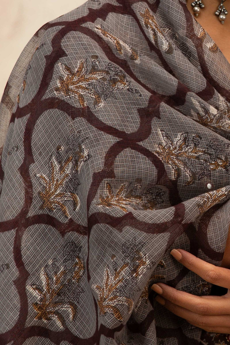 Sehra Nafisa Bagru Kota Dupatta - Image 2