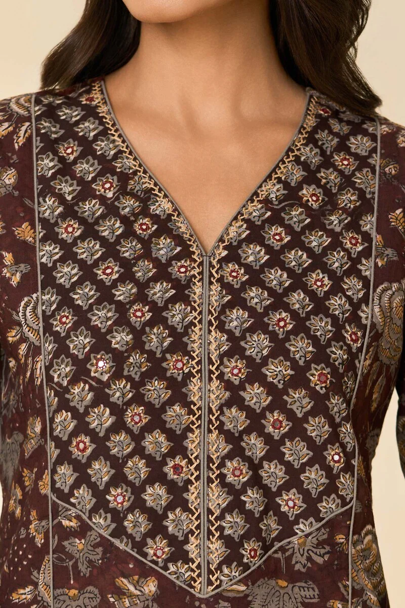 Surplus: Sehra Nafisa Bagru Kurta - Image 4