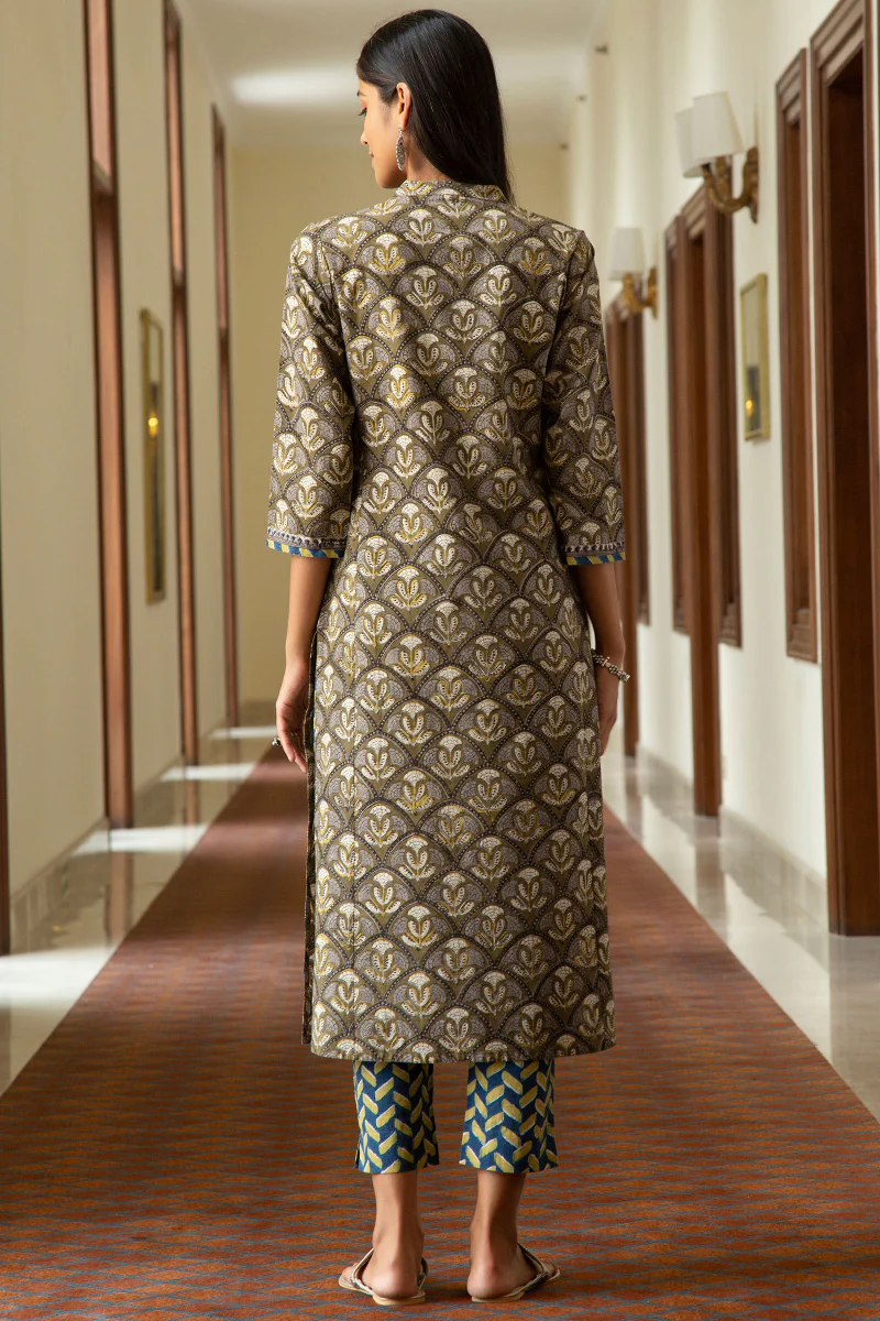 Sehra Nafya Bagru Kurta - Image 7
