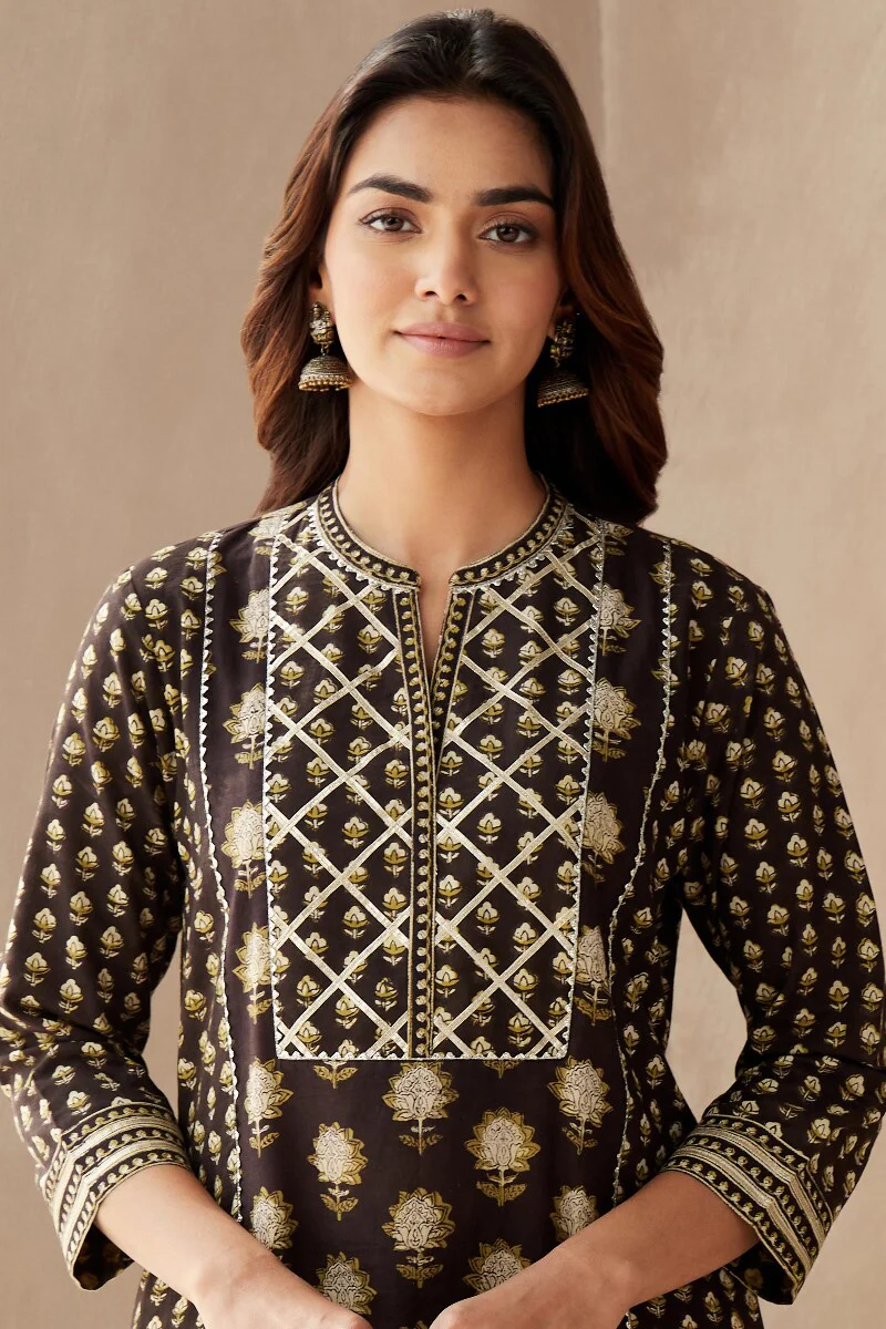 Sehra Nahida Bagru Kurta