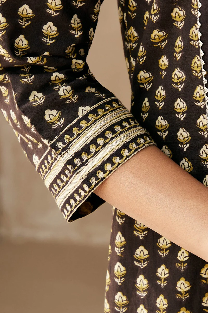 Sehra Nahida Bagru Kurta - Image 6