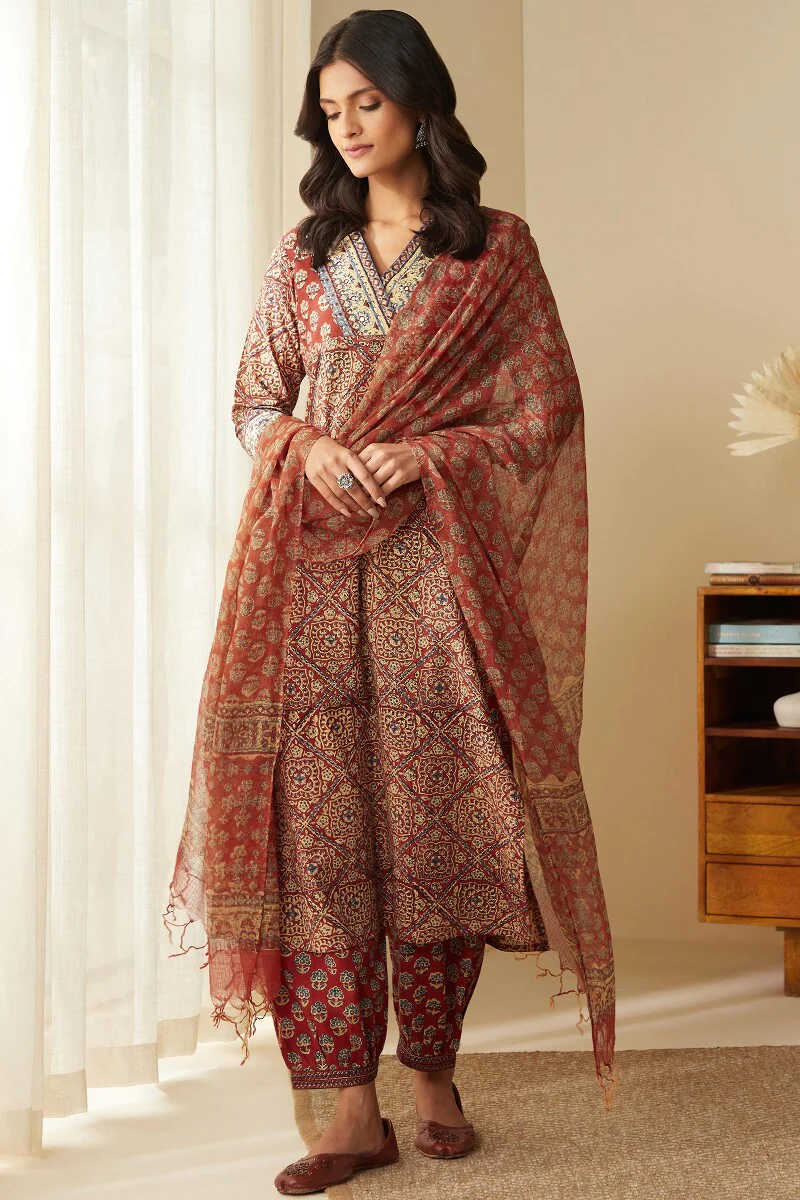 Sehra Nida Bagru Kurta - Image 4