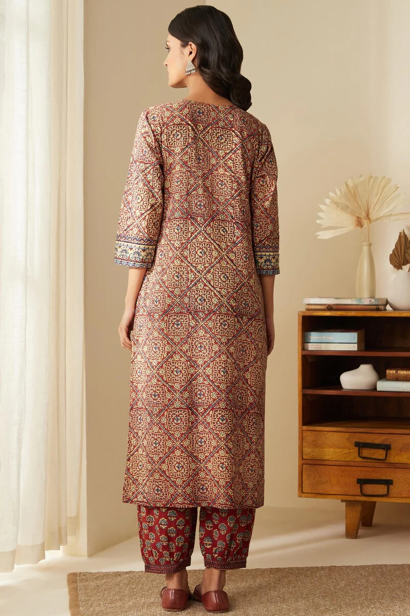 Sehra Nida Bagru Kurta - Image 8