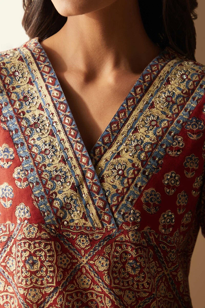 Sehra Nida Bagru Kurta - Image 5