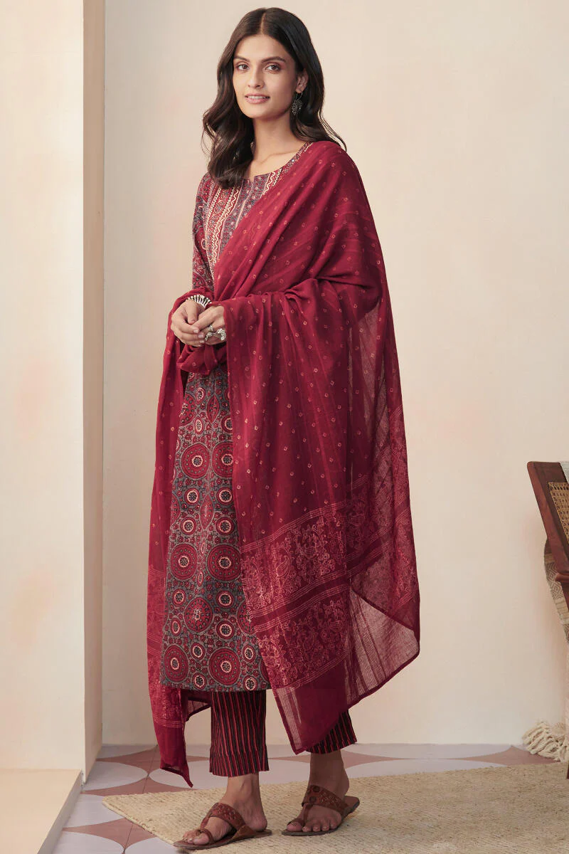 Sehra Nizam Bandhej Dupatta - Image 3