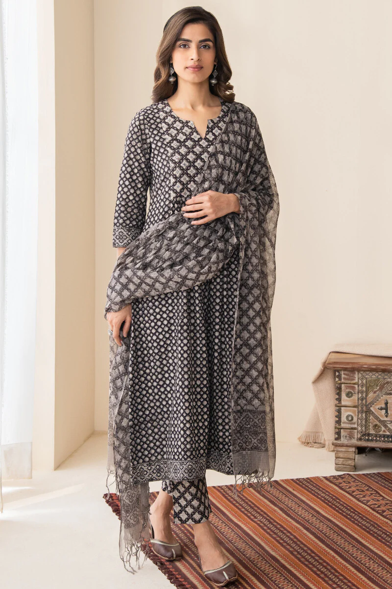 Sehra Noor Bagru Kurta - Image 4