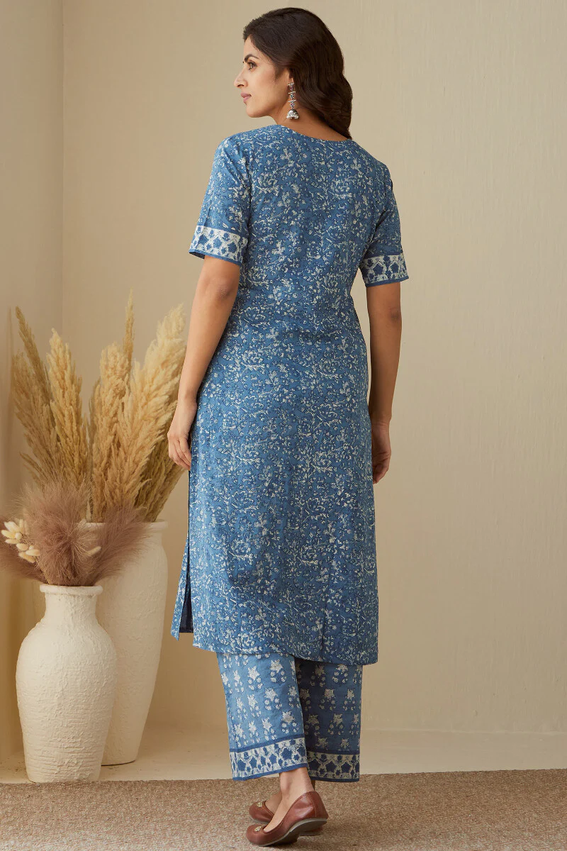 Sehra Noor Indigo Kurta - Image 8