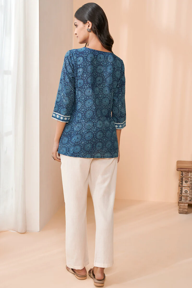 Sehra Nosheen Indigo Top - Image 6