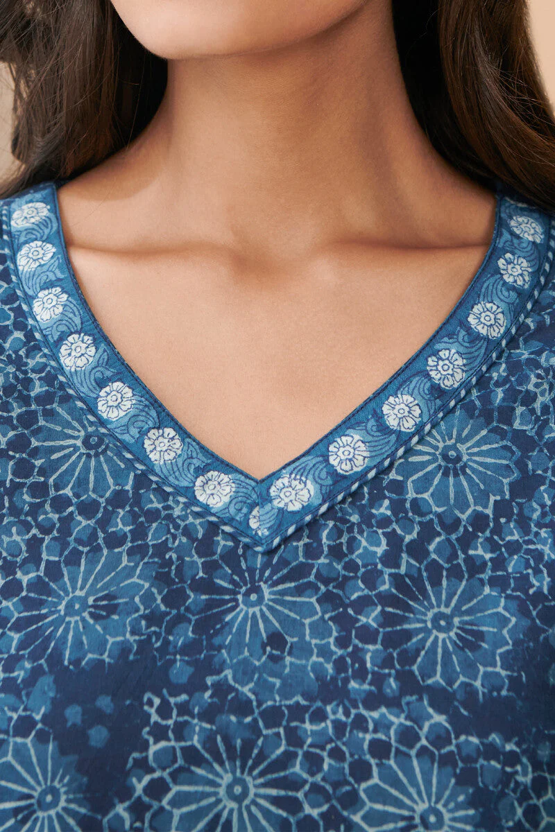 Sehra Nosheen Indigo Top - Image 2