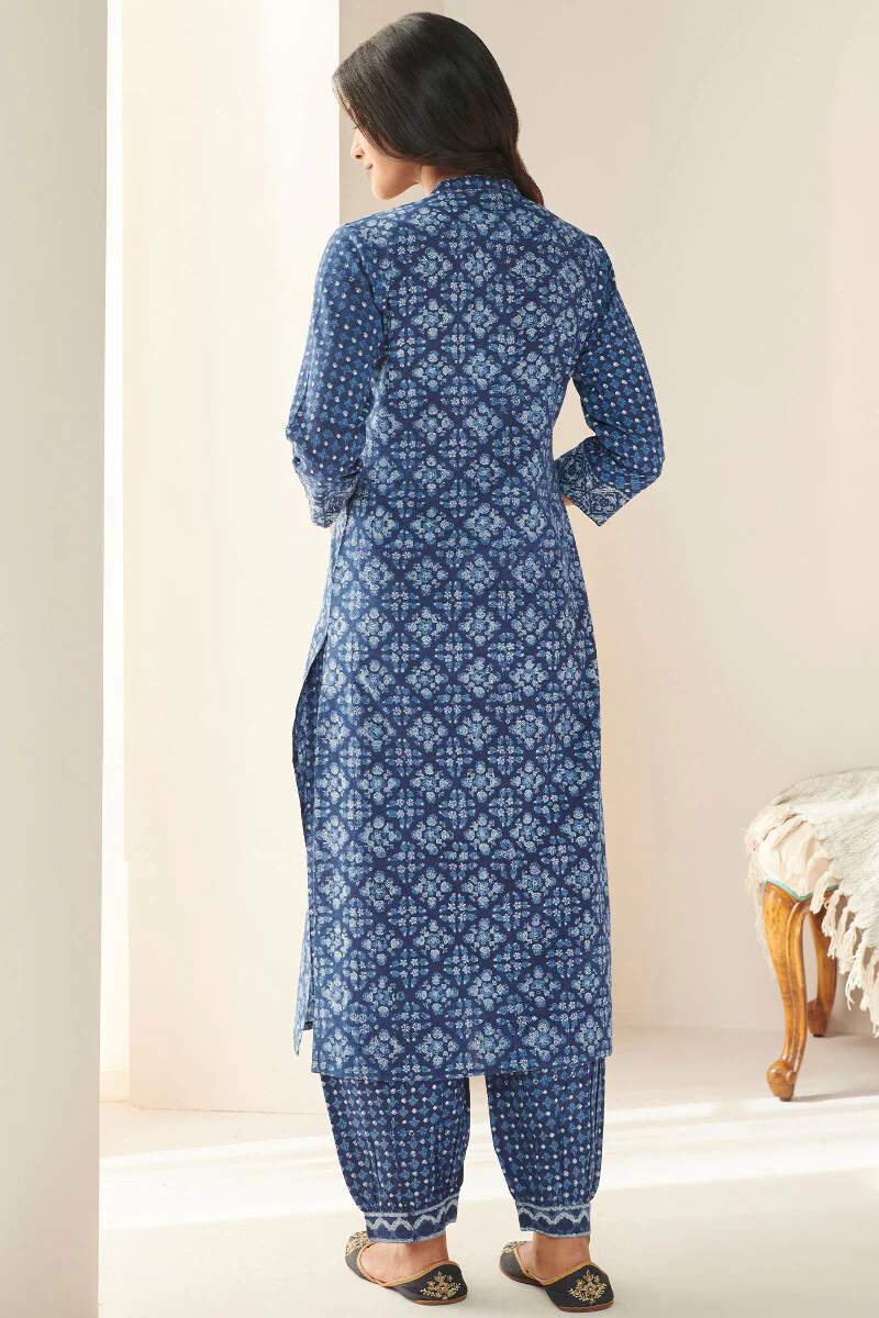 Sehra Nusrat Indigo Kurta - Image 10