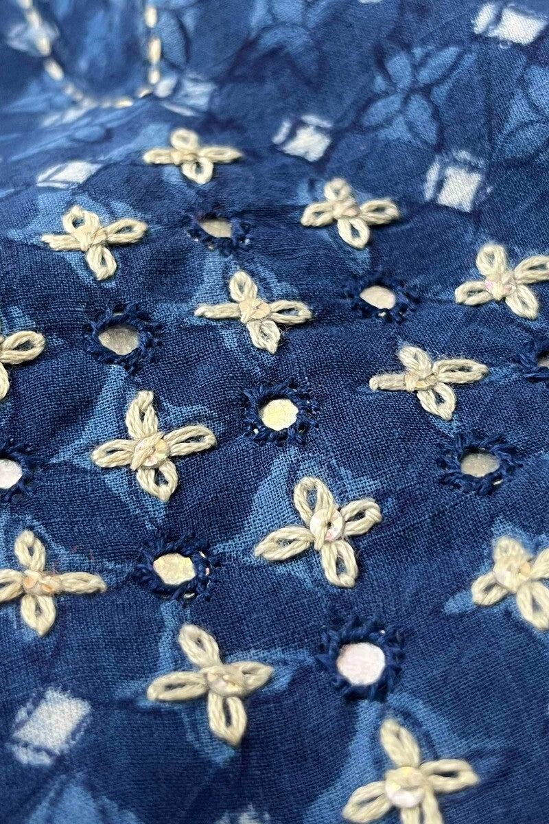Sehra Nusrat Indigo Kurta - Image 3