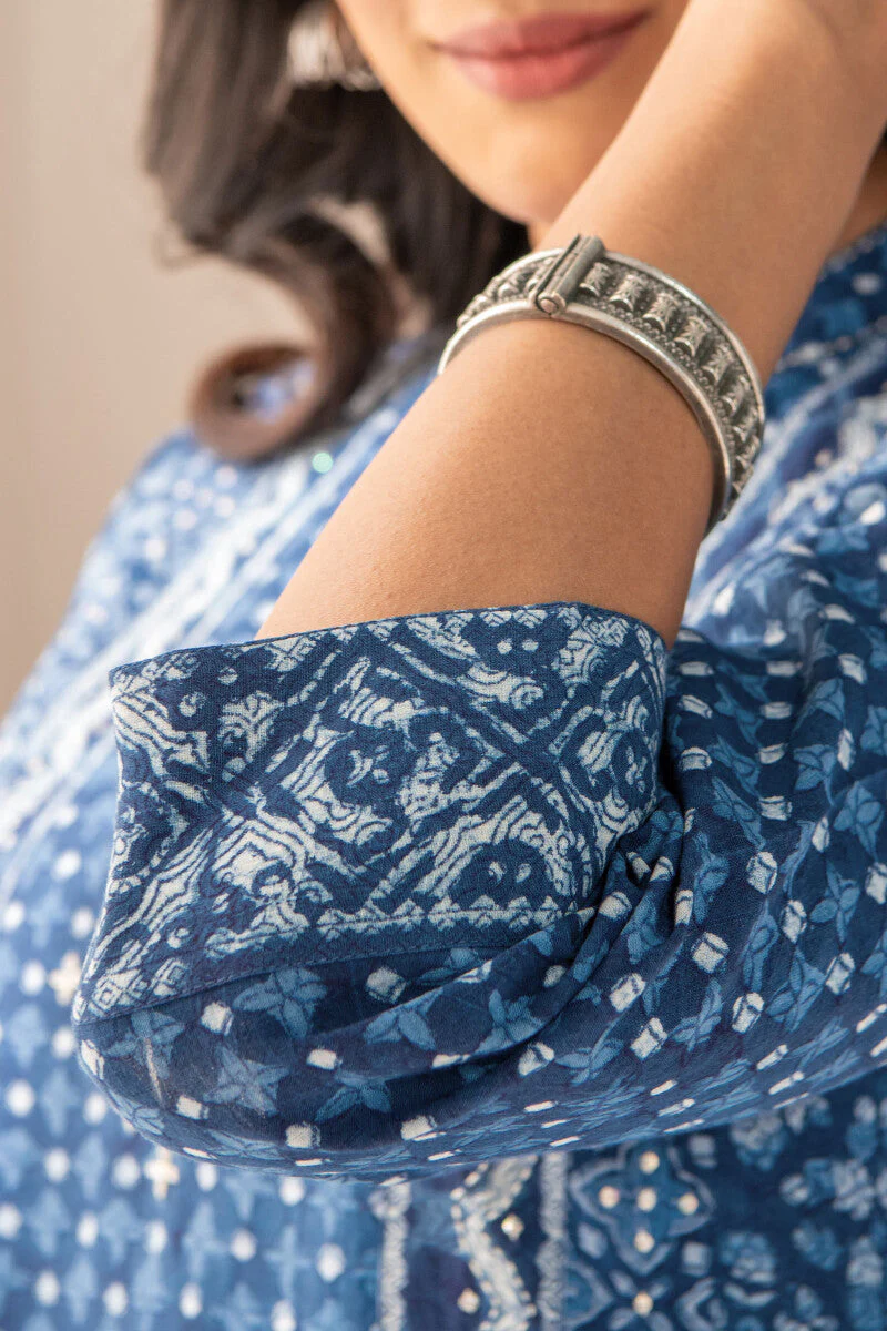 Sehra Nusrat Indigo Kurta - Image 6