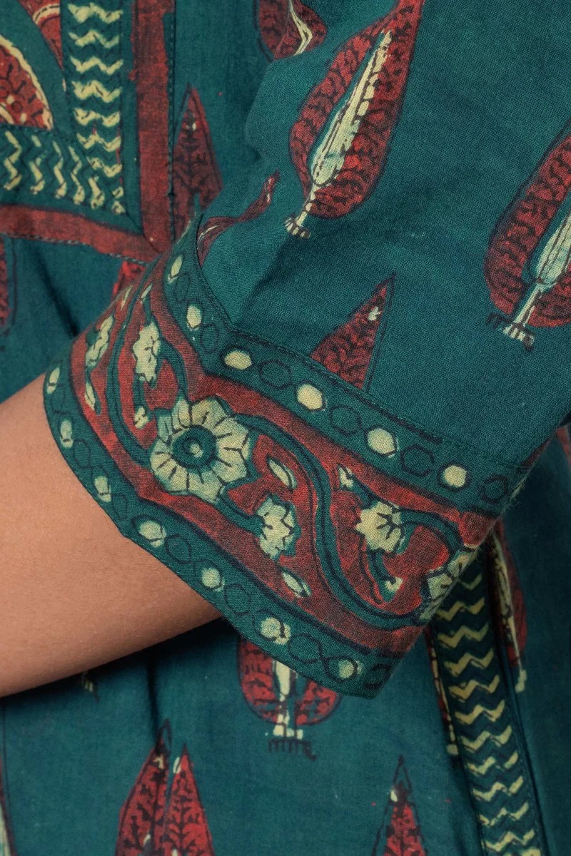 Sehra Rabia Ajrak Kaftan - Image 5