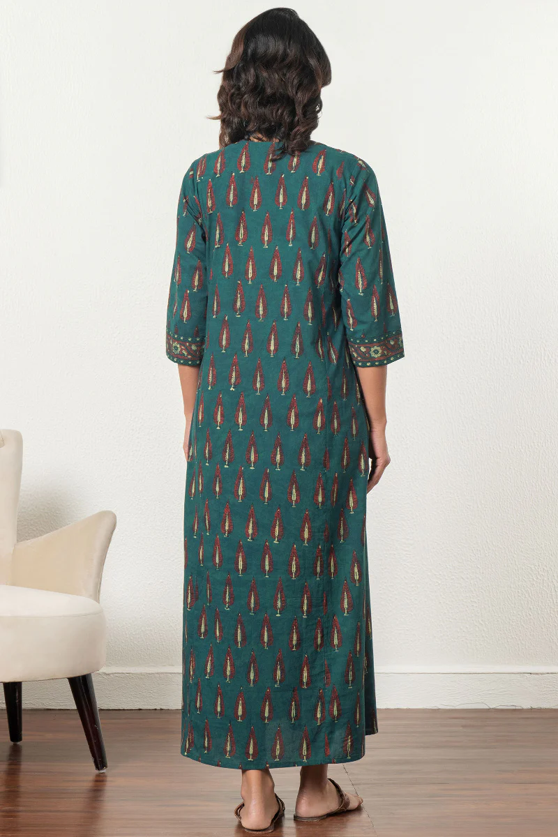 Sehra Rabia Ajrak Kaftan - Image 6