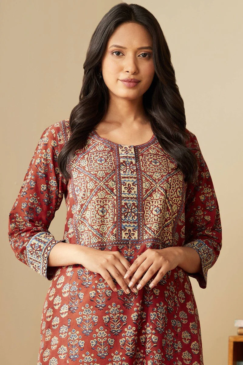 Sehra Raha Bagru Kaftan
