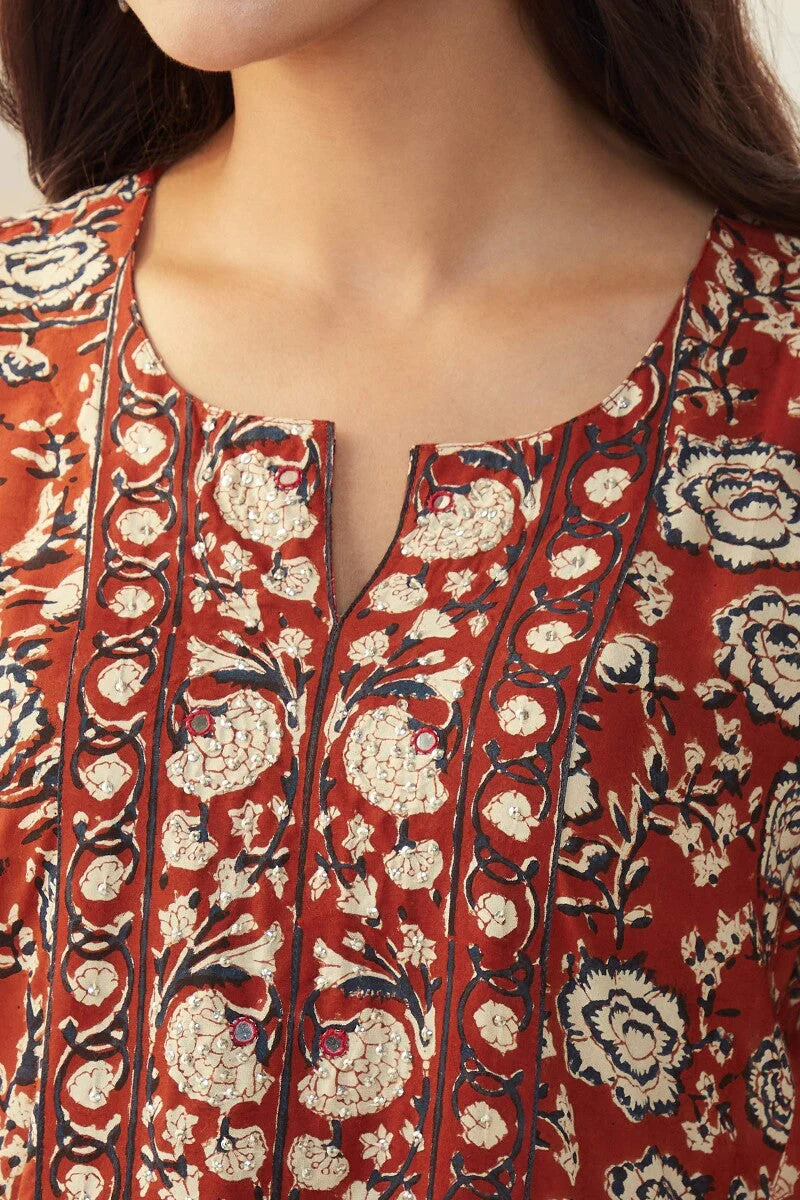 Sehra Rahima Bagru Kurta - Image 5