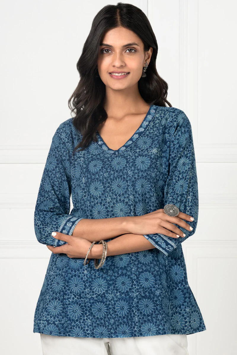 Sehra Razia Bagru Top