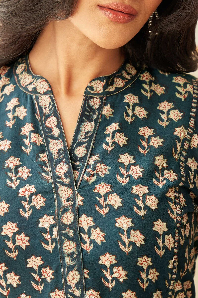 Sehra Ria Bagru Kurta - Image 5