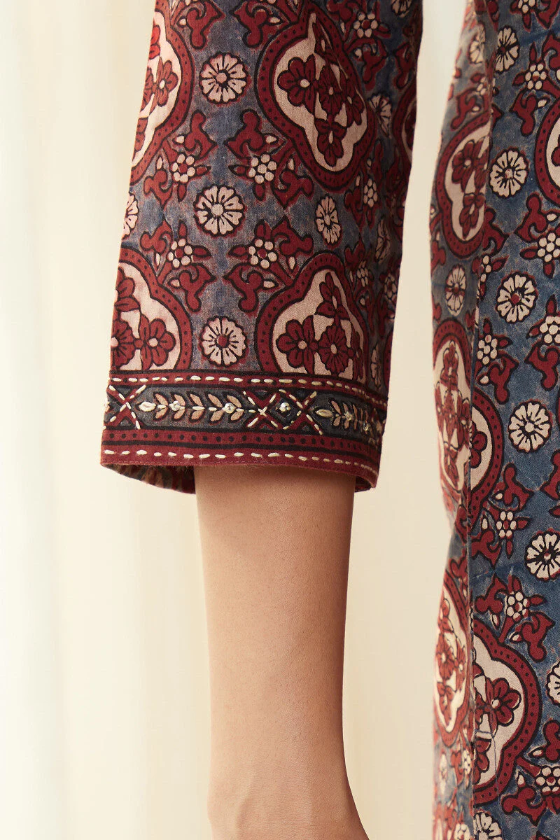Sehra Ruhi Ajrak Kurta - Image 6