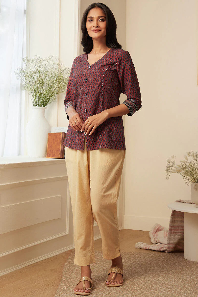 Sehra Ruhi Ajrak Top - Image 3
