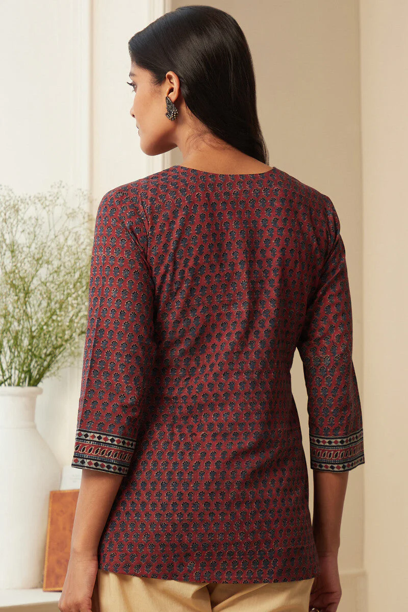 Sehra Ruhi Ajrak Top - Image 5
