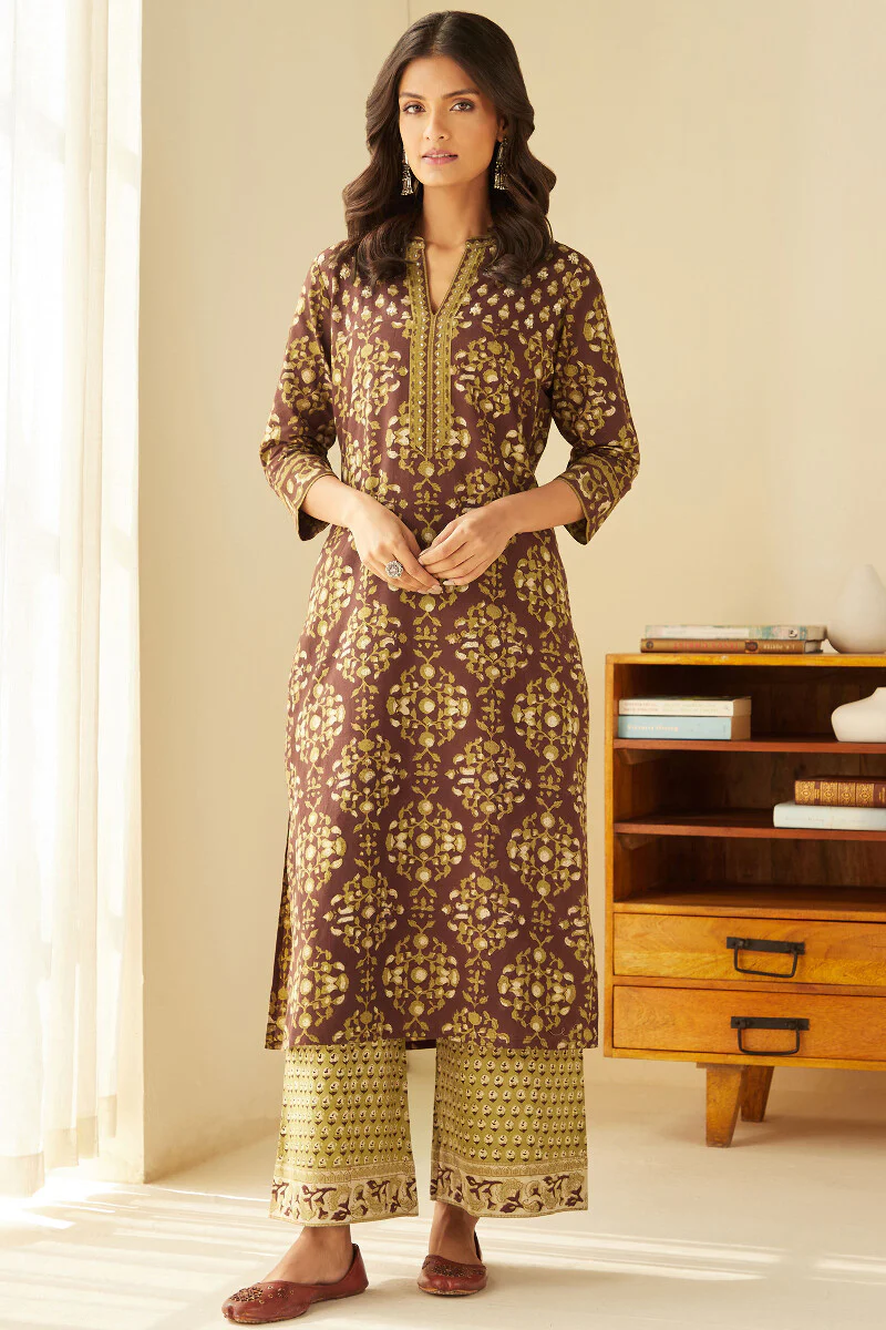 Sehra Ruhi Bagru Kurta - Image 2