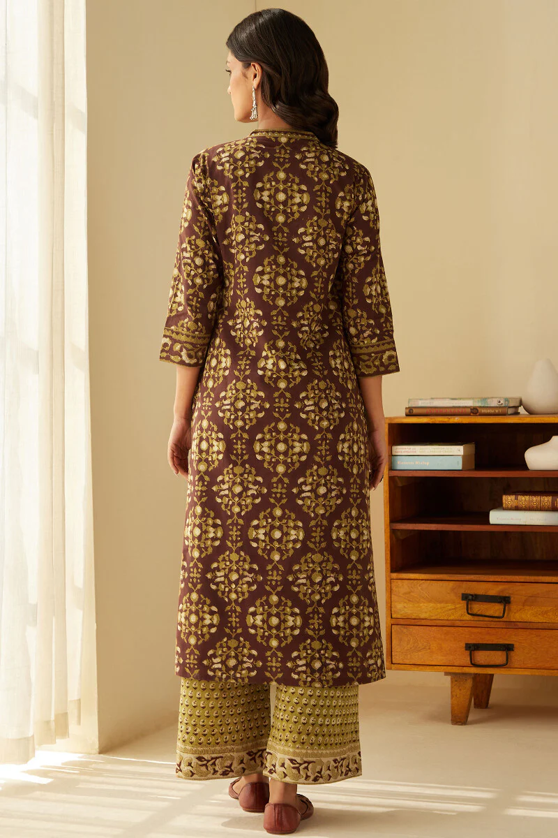 Sehra Ruhi Bagru Kurta - Image 8