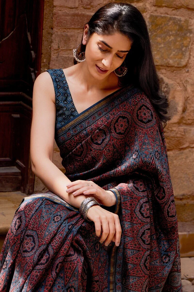 Surplus: Sehra Rumi Ajrakh Chanderi Saree