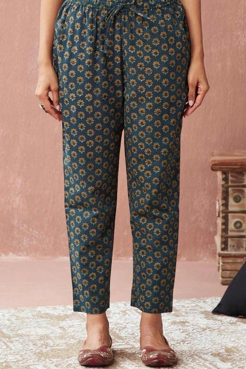 Sehra Saba Ajrak Narrow Pants