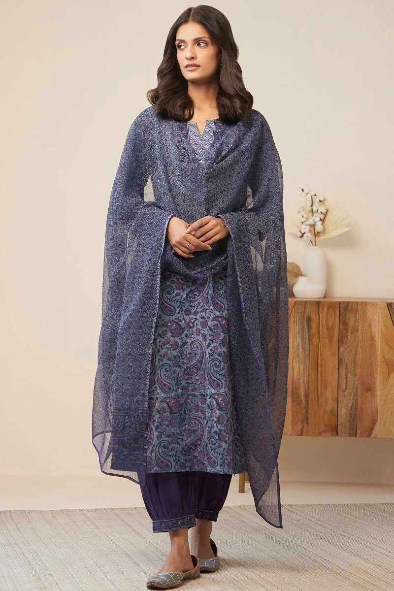 Sehra Saba Akola Kota Dupatta - Image 3