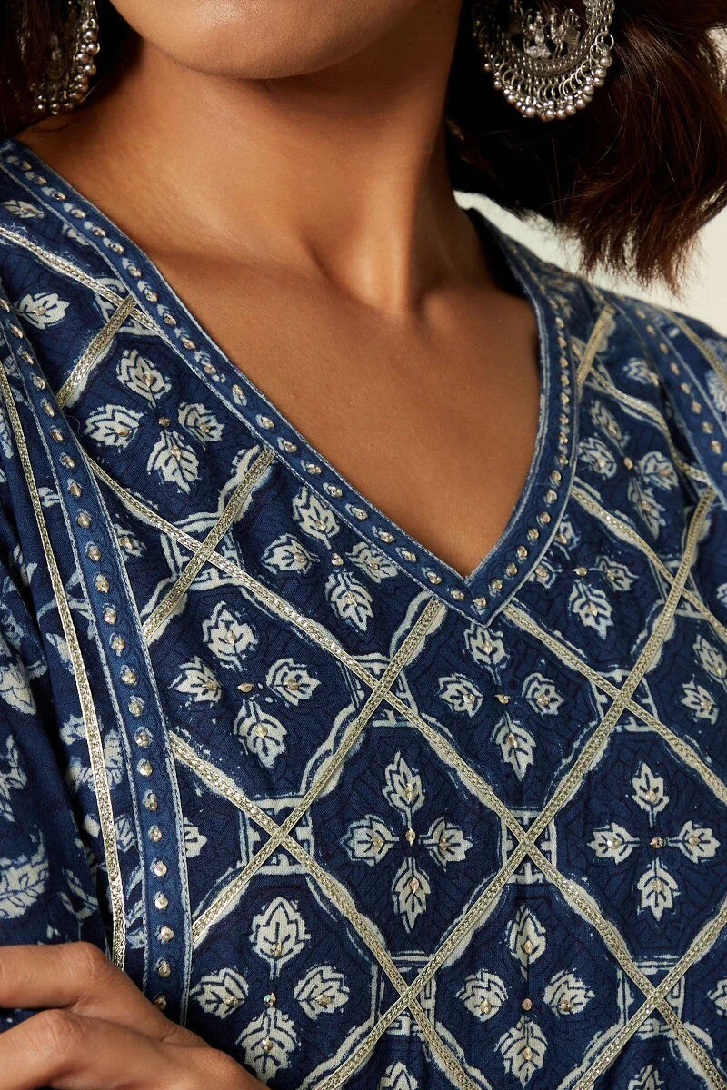 Sehra Saba Indigo Kurta - Image 5
