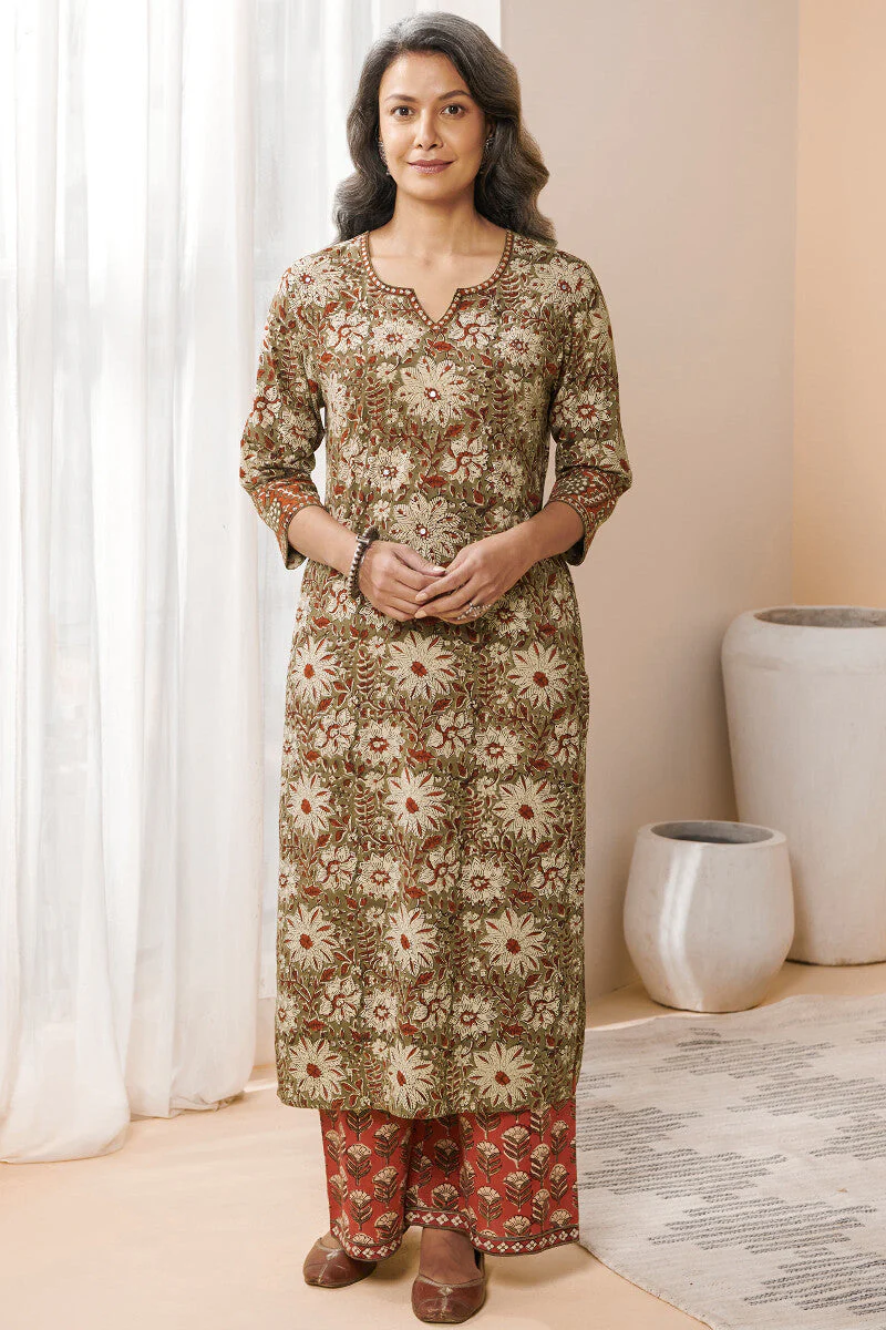 Sehra Safina Bagru Kurta - Image 2
