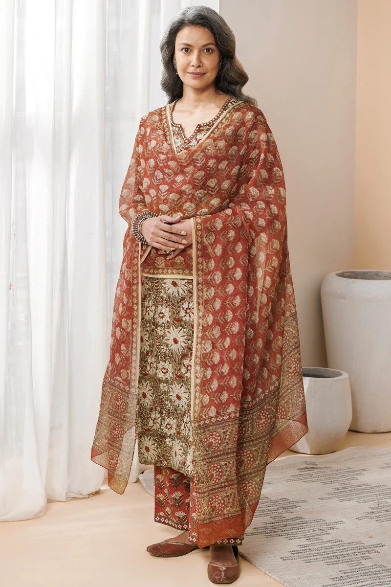 Sehra Safina Bagru Kurta - Image 5