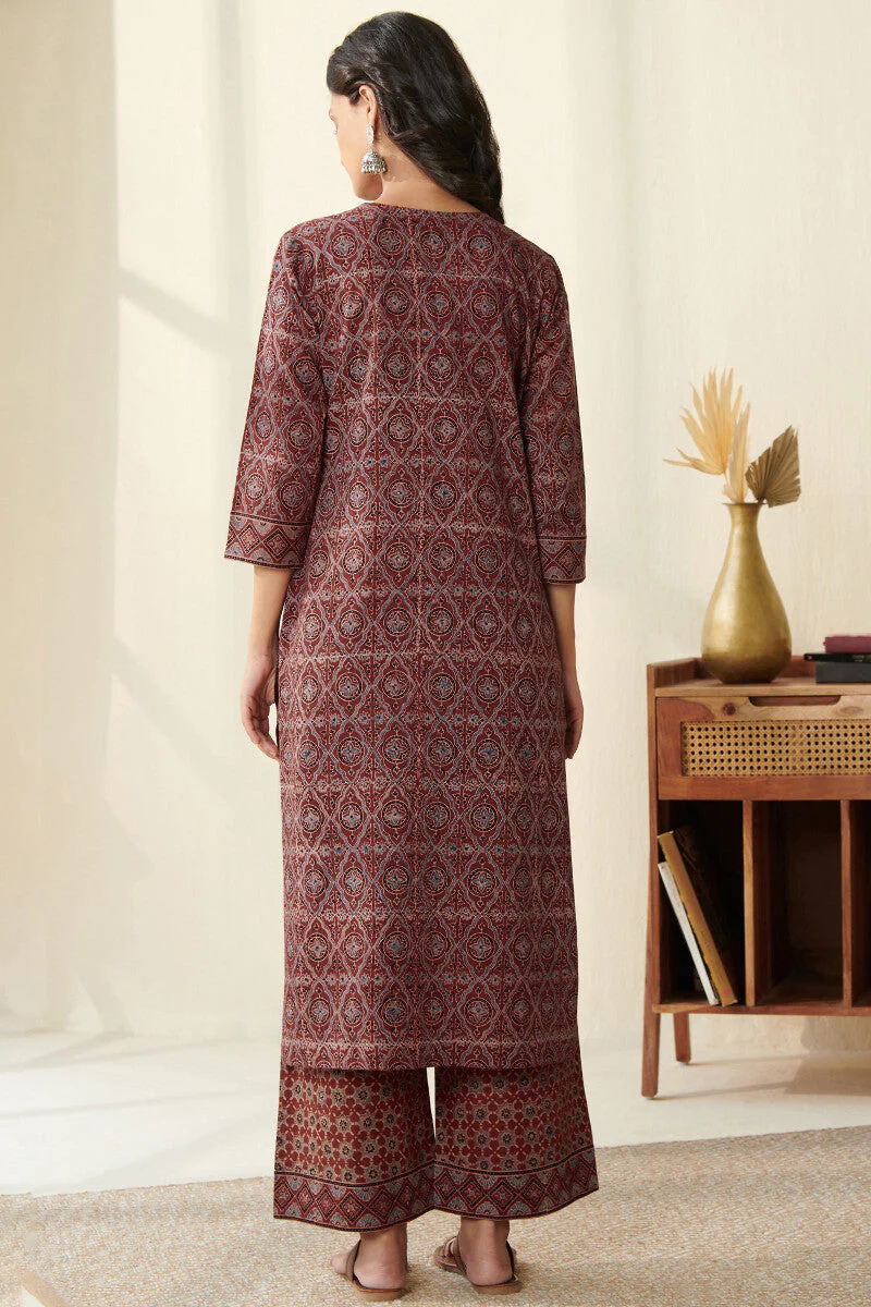 Sehra Sahiba Ajrak Kurta - Image 8