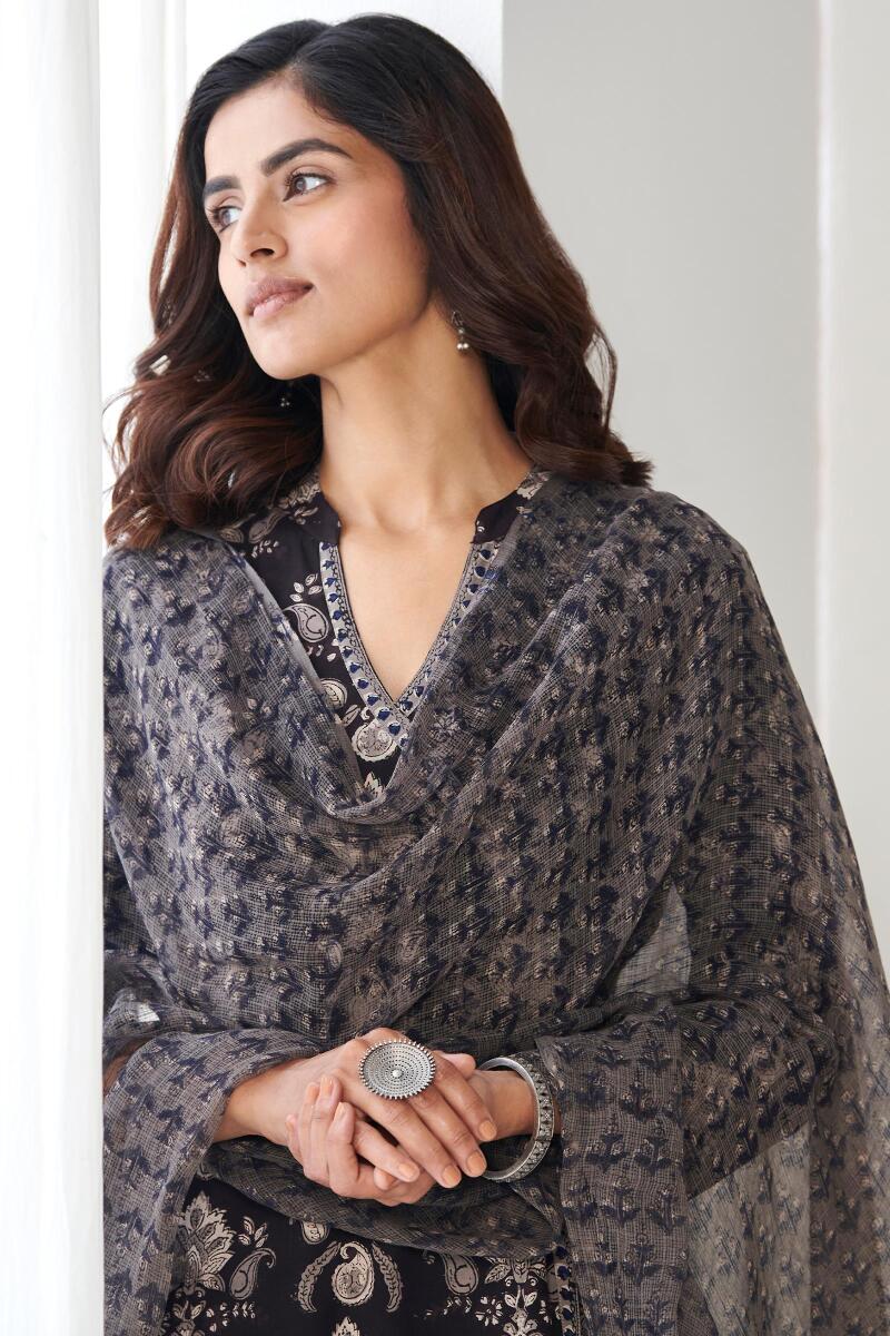 Sehra Sahira Bagru Kota Dupatta - Image 4
