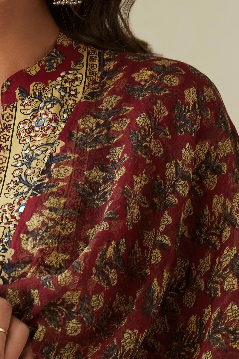 Sehra Sameera Bagru Dupatta - Image 2