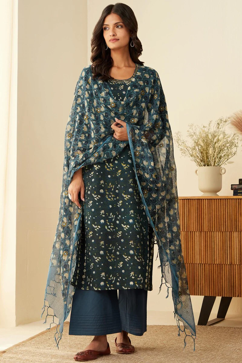 Sehra Samina Bagru Dupatta - Image 3