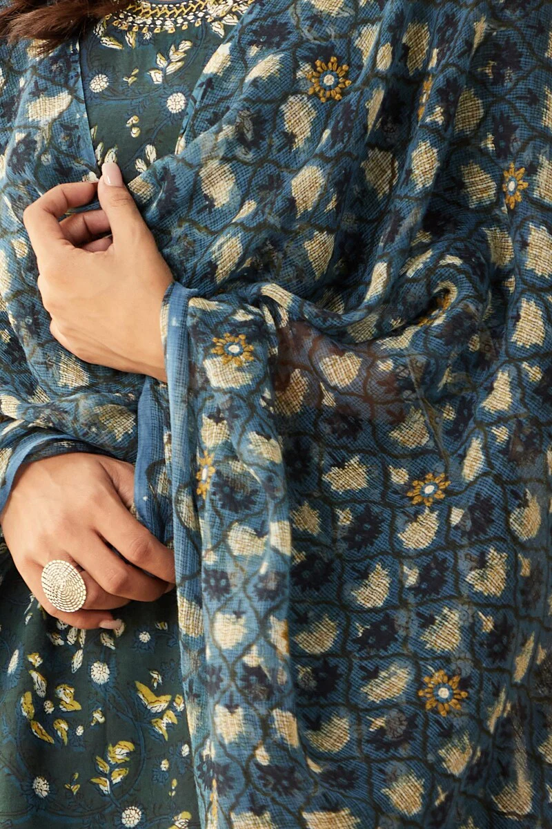 Sehra Samina Bagru Dupatta - Image 4