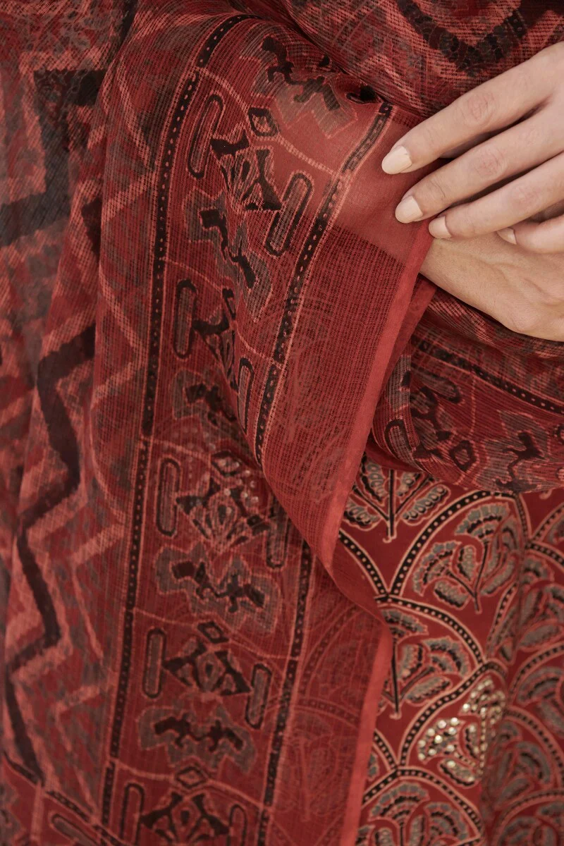 Sehra Samira Ajrak Dupatta - Image 6