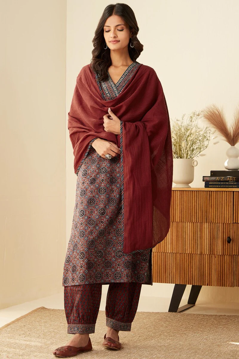 Sehra Sareen Ajrak Izhaar Pants - Image 3