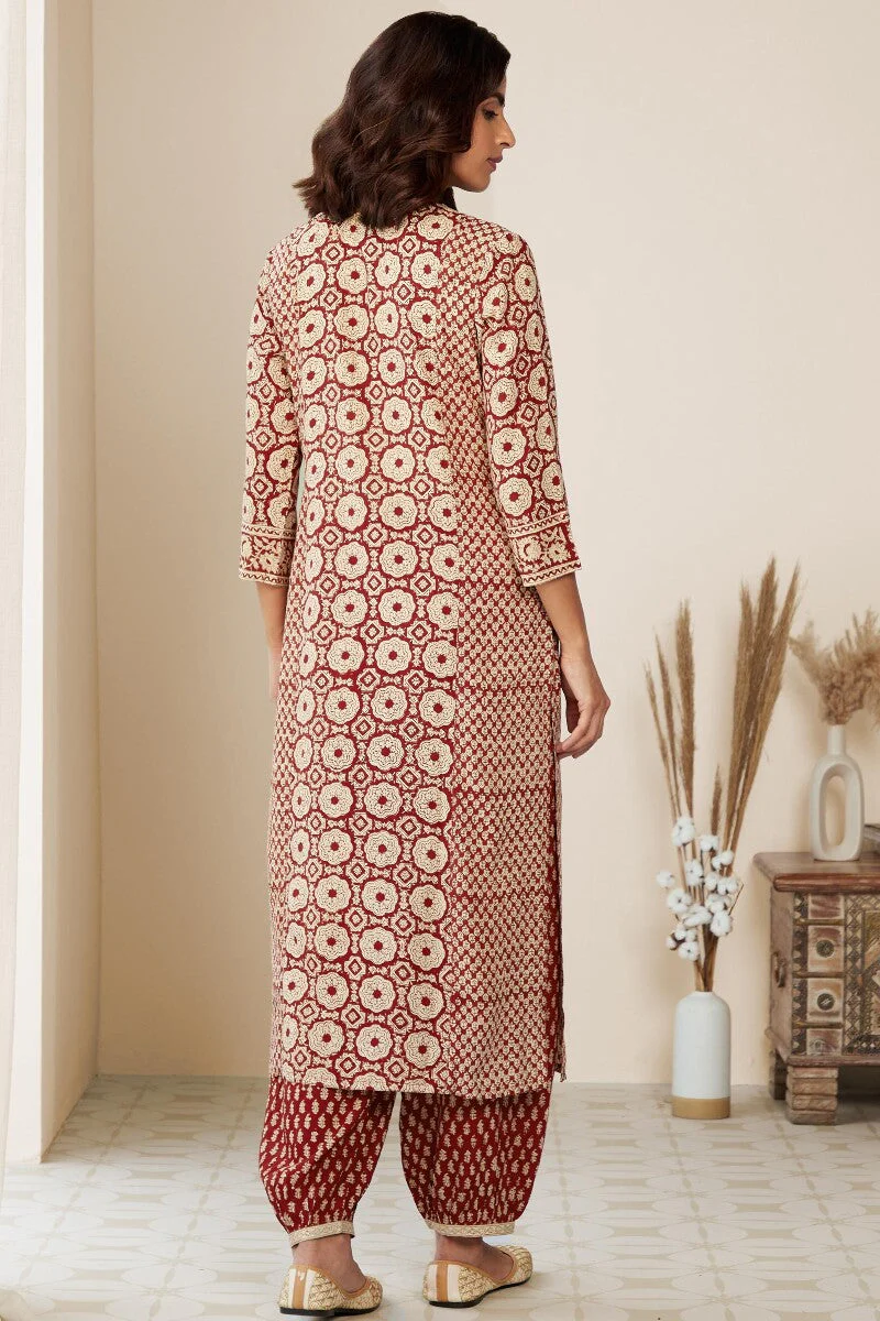 Sehra Seerat Bagru Kurta - Image 9