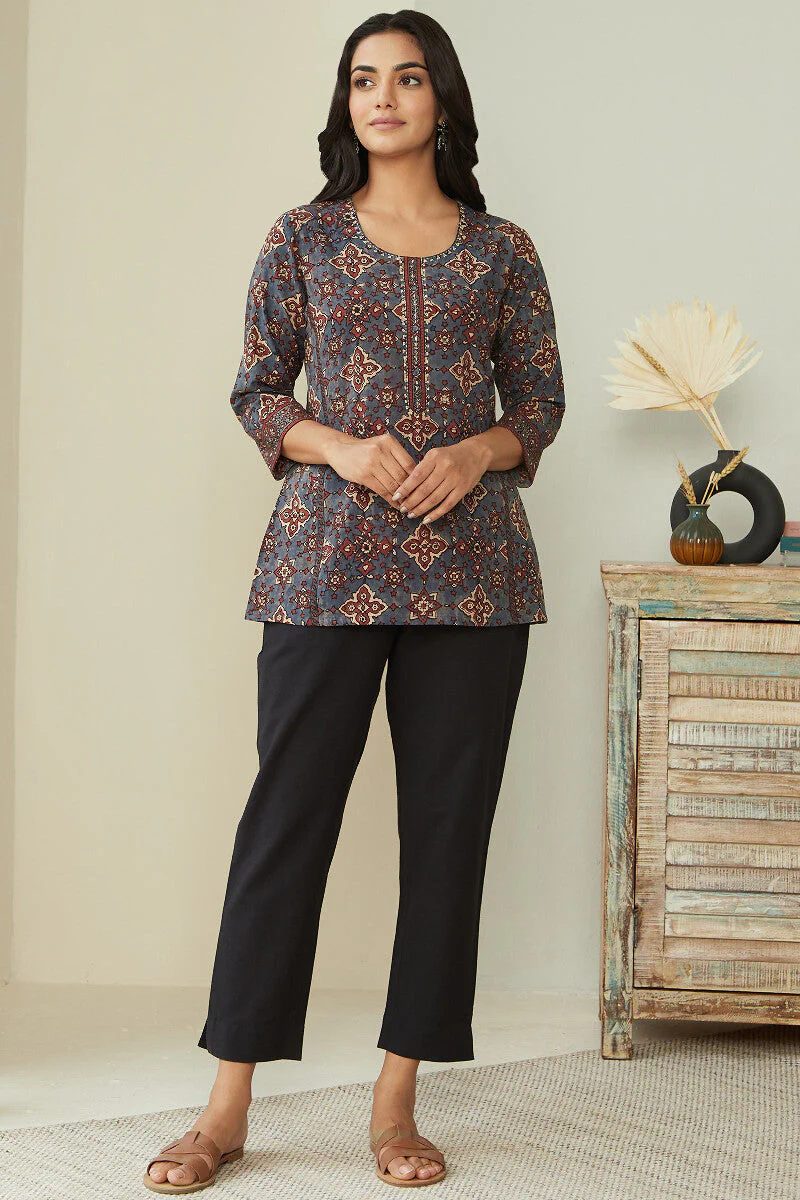 Sehra Shirin Ajrak Top - Image 3
