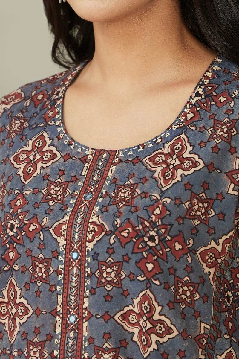 Sehra Shirin Ajrak Top - Image 4